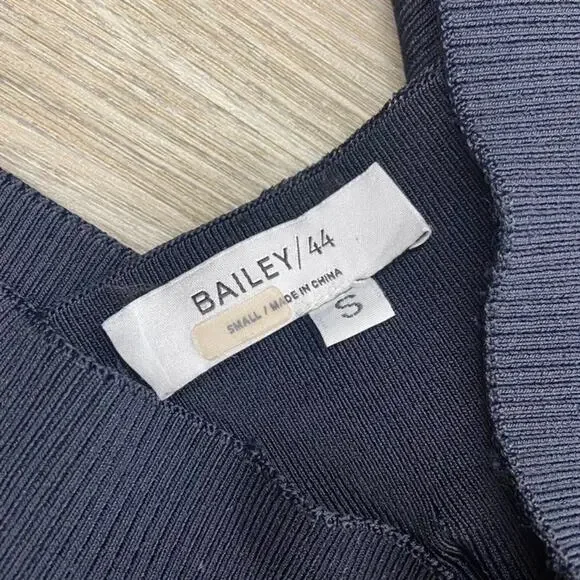 Bailey/44 Black Cutout V-Neck Dress (S) - Picture 4 of 6